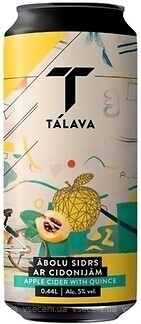 Фото Talava Apple Cider Sweet with Quince 5% ж/б 0.44 л