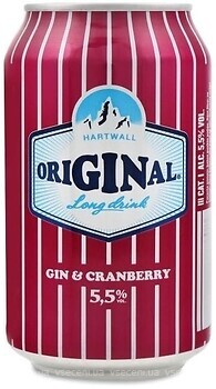 Фото Original Long Drink Gin Cranberry 5.5% ж/б 0.33 л