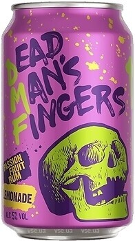 Фото Dead Man’s Fingers Passion Fruit Lemonade 5% ж/б 0.33 л