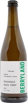 Фото Berryland Rkatsiteli Apple Cider 7.5% 0.75 л