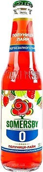 Фото Somersby Клубника-лайм 0% 0.33 л