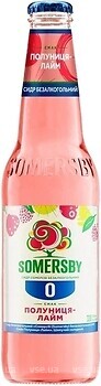 Фото Somersby Клубника-лайм 0% 24x0.33 л