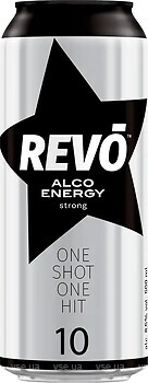 Фото Revo Alco Energy Strong 10% ж/б 24x0.5 л