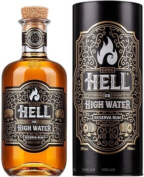 Фото Hell or High Water Reserva Rum 0.7 л в подарочной упаковке