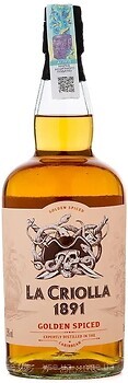 Фото Bardinet La Criolla 1891 Golden Spiced 0.7 л