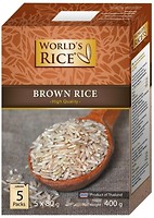 Фото World's Rice brown 5x 80 г