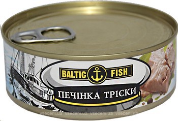 Фото Baltic Fish печень трески натуральная 240 г