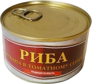 Фото Рибацька Артіль рыба рубленая в томатном соусе 230 г