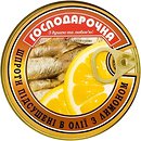 Фото Господарочка шпроты подсушенные в масле с лимоном 150 г