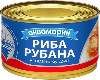 Фото Аквамарин рыба рубленая в томатном соусе 230 г