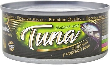 Фото Green Life тунец салатный в морской воде 160 г