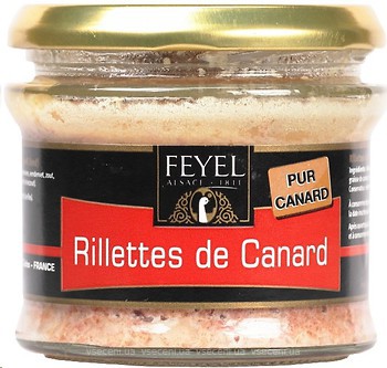 Фото Feyel риет из утиного мяса Rillettes de Canard 170 г
