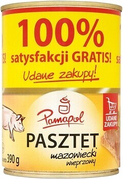 Фото Pamapol паштет из свинины 390 г