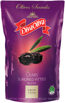 Фото Diva Oliva маслины черные вяленые без косточек 85 г