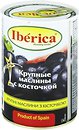 Фото Iberica маслины черные с косточкой 420 г