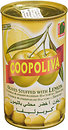 Фото Coopoliva оливки с лимоном Зеленые 370 мл