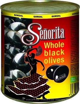 Фото Senorita маслины черные с косточкой Гигант 3 кг
