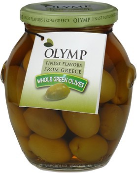 Фото Olymp оливки зеленые без косточки Греческие 370 мл