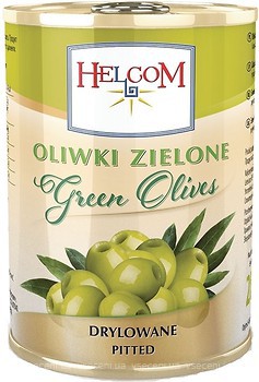 Фото Helcom оливки зеленые без косточки 280 г