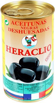 Фото Heraclio маслины черные без косточки 360 г
