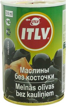 Фото ITLV маслины черные без косточки 314 мл