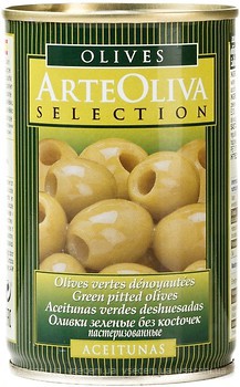 Фото Arte Oliva оливки зеленые без косточки 300 г