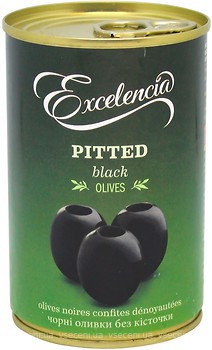 Фото Excelencia маслины черные без косточки 314 мл