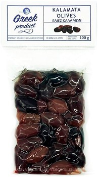 Фото Greek Product оливки с косточкой Каламата 100 г