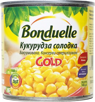 Фото Bonduelle кукуруза сладкая вакуумированная 340 г (425 мл)