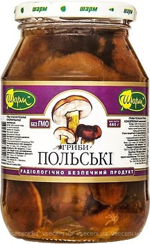 Фото Шарм грибы консервированные Польские 480 г