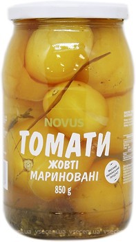 Фото Novus томаты желтые маринованные 850 г