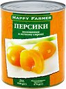 Фото Happy Farmer персик половинками в легком сиропе 820 г