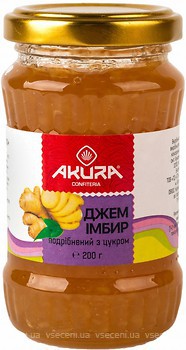 Фото Akura джем Имбирный с сахаром 200 г