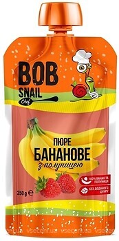 Фото Bob Snail пюре Бананово-клубничное 250 г