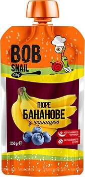 Фото Bob Snail пюре Бананово-черничное 250 г