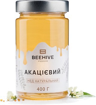 Фото Beehive мед натуральний акацієвий 400 г