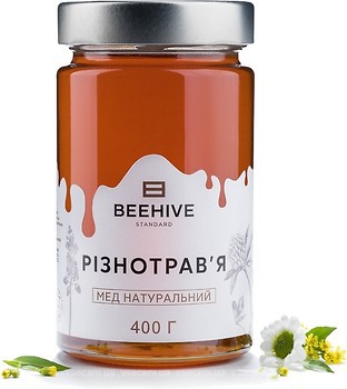 Фото Beehive мед натуральний різнотрав'я 400 г