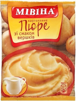 Фото Мивина пюре картофельное со вкусом сливок 120 г