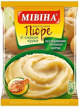 Фото Мивина пюре картофельное со вкусом курицы 37 г