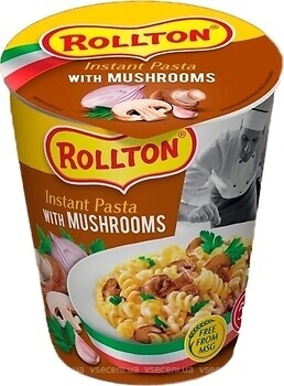 Фото Rollton Instant Pasta с грибами стакан 70 г