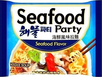 Фото Samyang лапша Seafood Party с морепродуктами 120 г