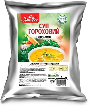 Фото Золоте Зерно суп гороховый Zlakovo со вкусом бекона 180 г