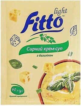 Фото Fitto Light крем-суп сырный с базиликом 40 г