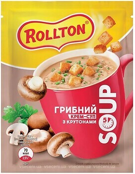 Фото Reeva крем-суп грибной с крутонами 15.5 г