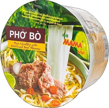 Фото Mama суп вьетнамский Фо Бо с говядиной 65 г