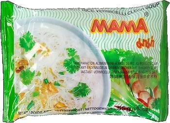 Фото Mama лапша рисовая в легком бульоне 55 г