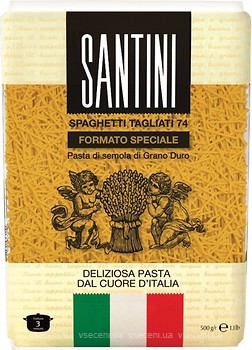 Фото Santini Spaghetti Tagliati №74 500 г
