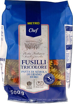 Фото Metro Chef Fusilli Tricolore 500 г
