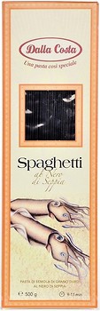 Фото Dalla Costa Spaghetti с чернилами каракатицы 500 г
