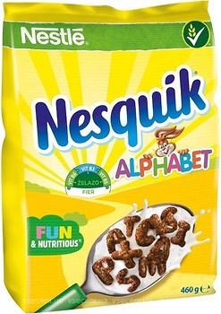 Фото Nesquik сухой завтрак Alphabet шоколадный 460 г